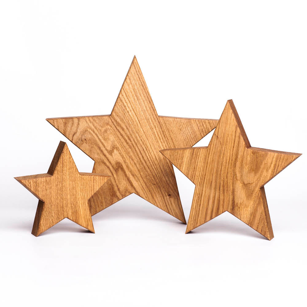 Chêne étoilé en bois - traité avec de l'huile naturelle