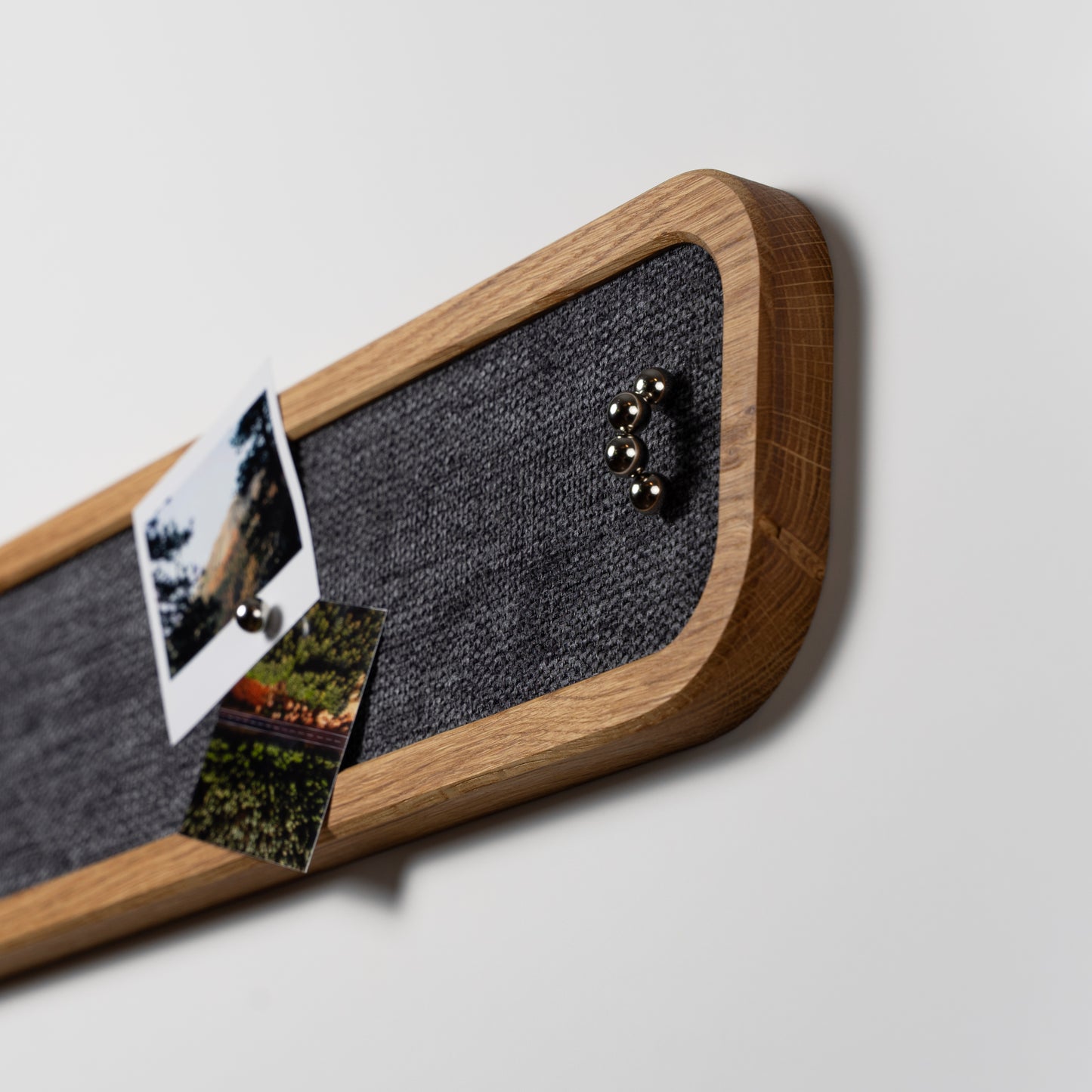 Magnet-Pinnwand Eiche 50x13 cm + Magnete