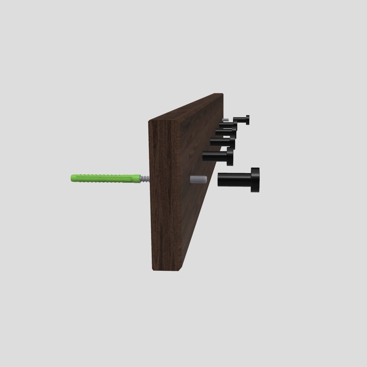 Garderobe aus Nussbaumholz - WOODS - Holzmanufakur im Chiemgau