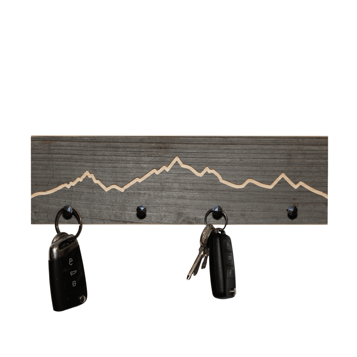 Altholz Schlüsselbrett Berg Kontur - WOODS - Holzmanufakur im Chiemgau