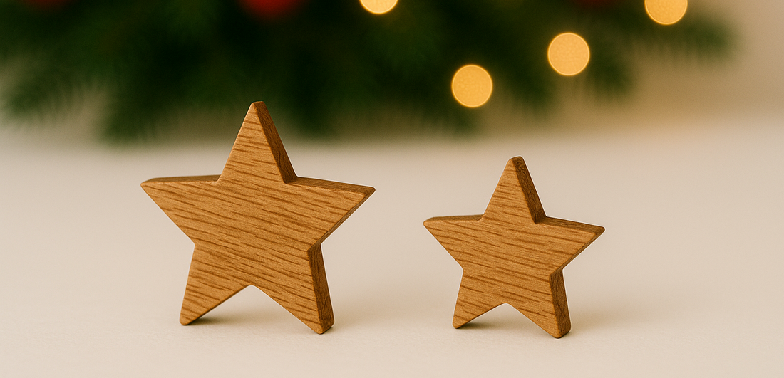 🎨 5 kreative Ideen, wie du deine Holzsterne dekorieren kannst