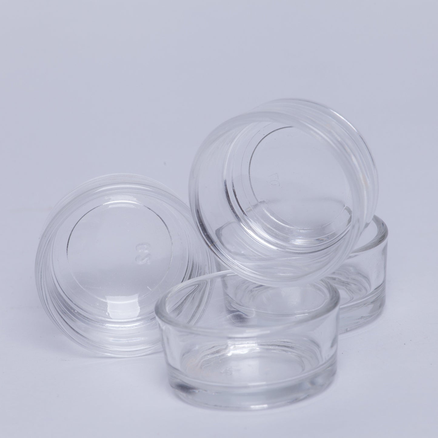 Gläser für Teelichter Ersatz 25x50mm (4er Set)
