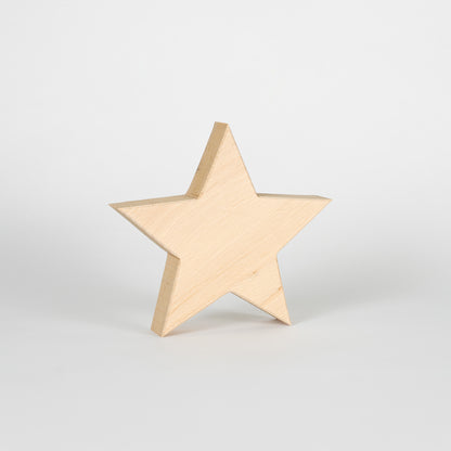 Holzstern Buche – Deko Stern