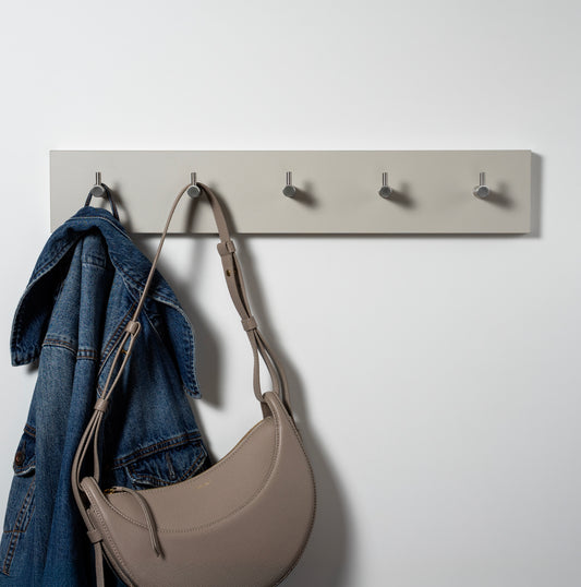 Wandgarderobe Sandgrau