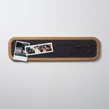 Magnet-Pinnwand Eiche 50x13 cm + Magnete