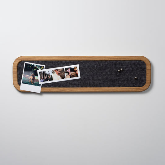 Magnet-Pinnwand Eiche 50x13 cm + Magnete