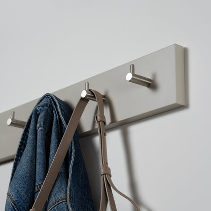 Wandgarderobe Sandgrau