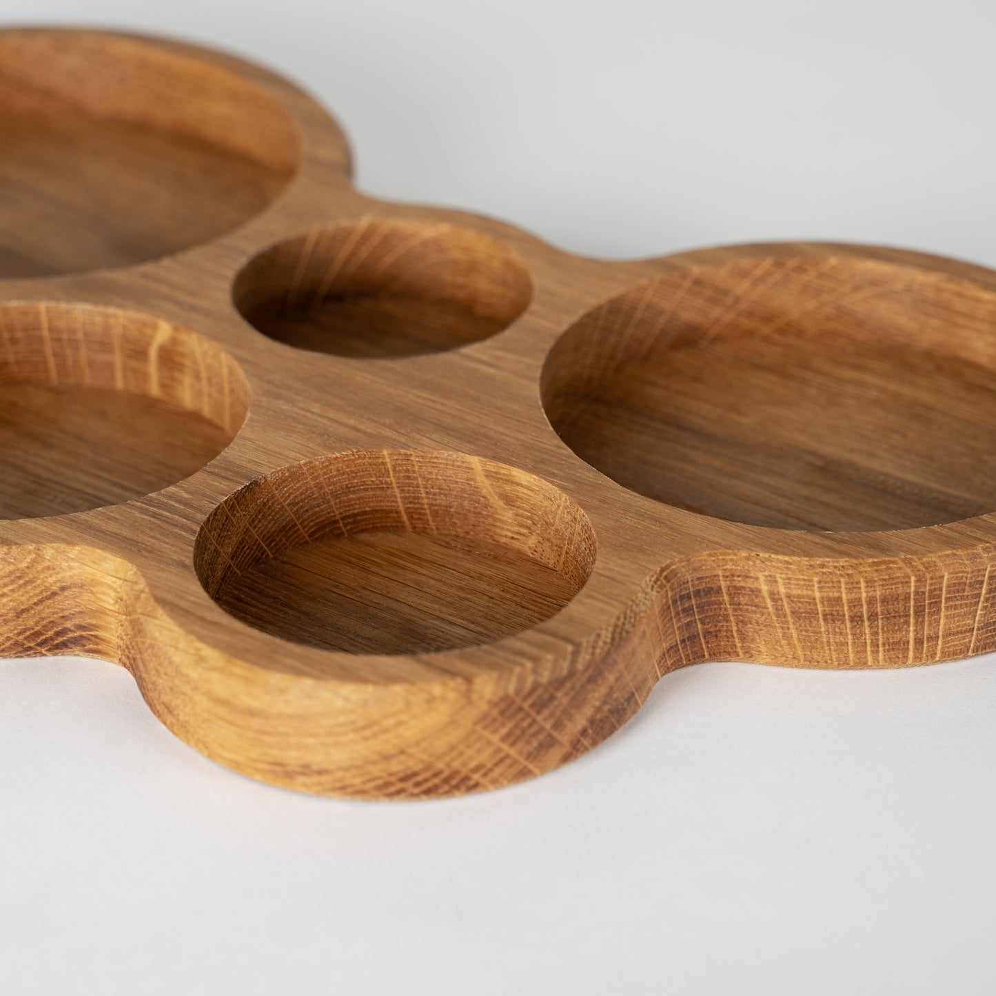 Teelichthalter Eiche – 5 Windlichter