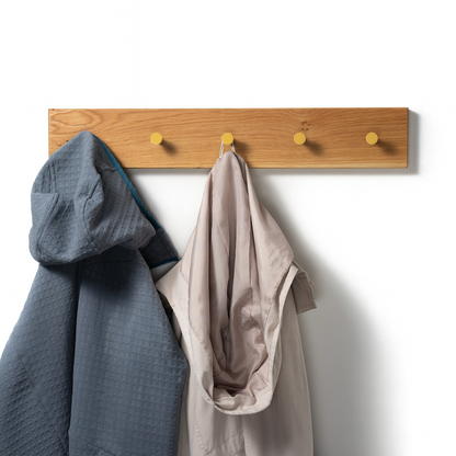 Garderobe aus Eiche – handgefertigt
