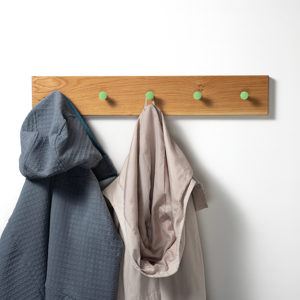Garderobe aus Eiche – handgefertigt