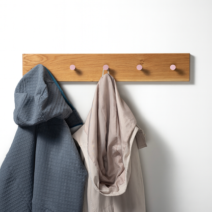 Garderobe aus Eiche – handgefertigt