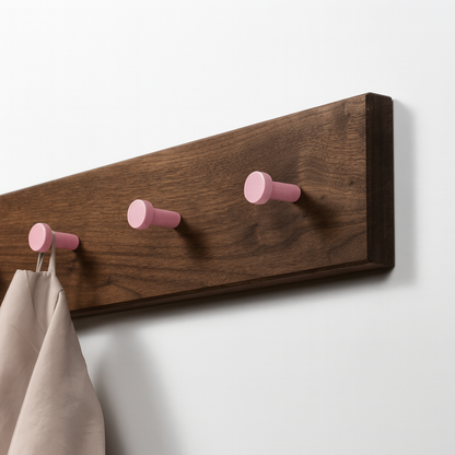 Kindergarderobe Holz Eiche/Nussbaum