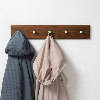 Kindergarderobe Holz Eiche/Nussbaum