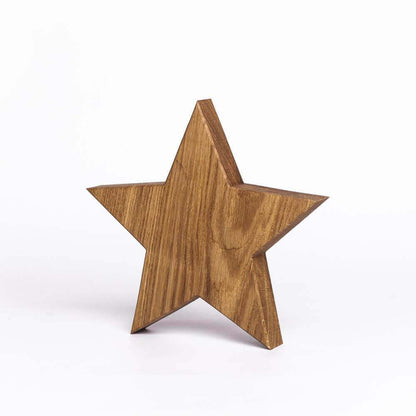 Holzstern Eiche - Frohe Weihnachten - WOODS - Holzmanufakur im Chiemgau